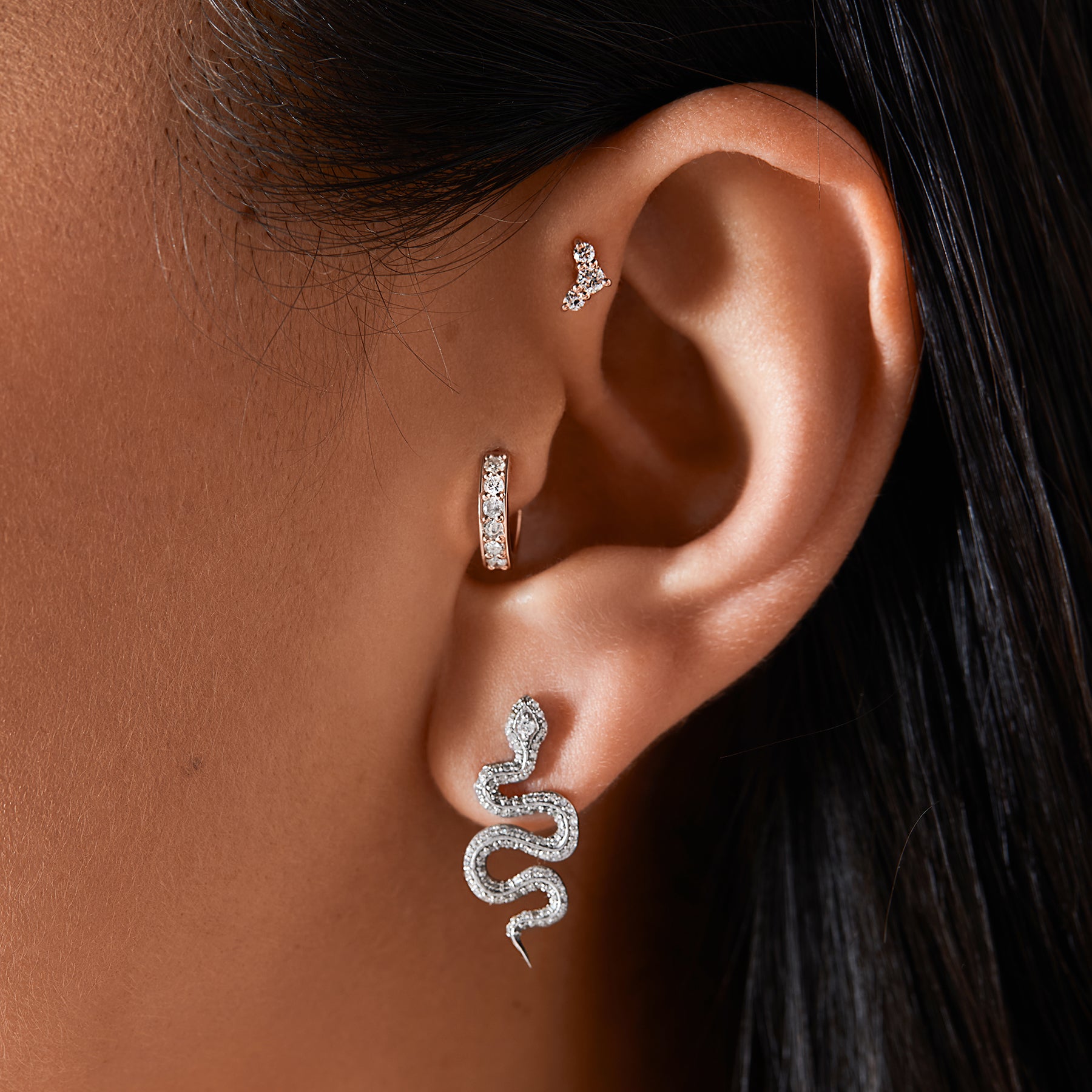 PANDORA -  Diamond & Gold Labret