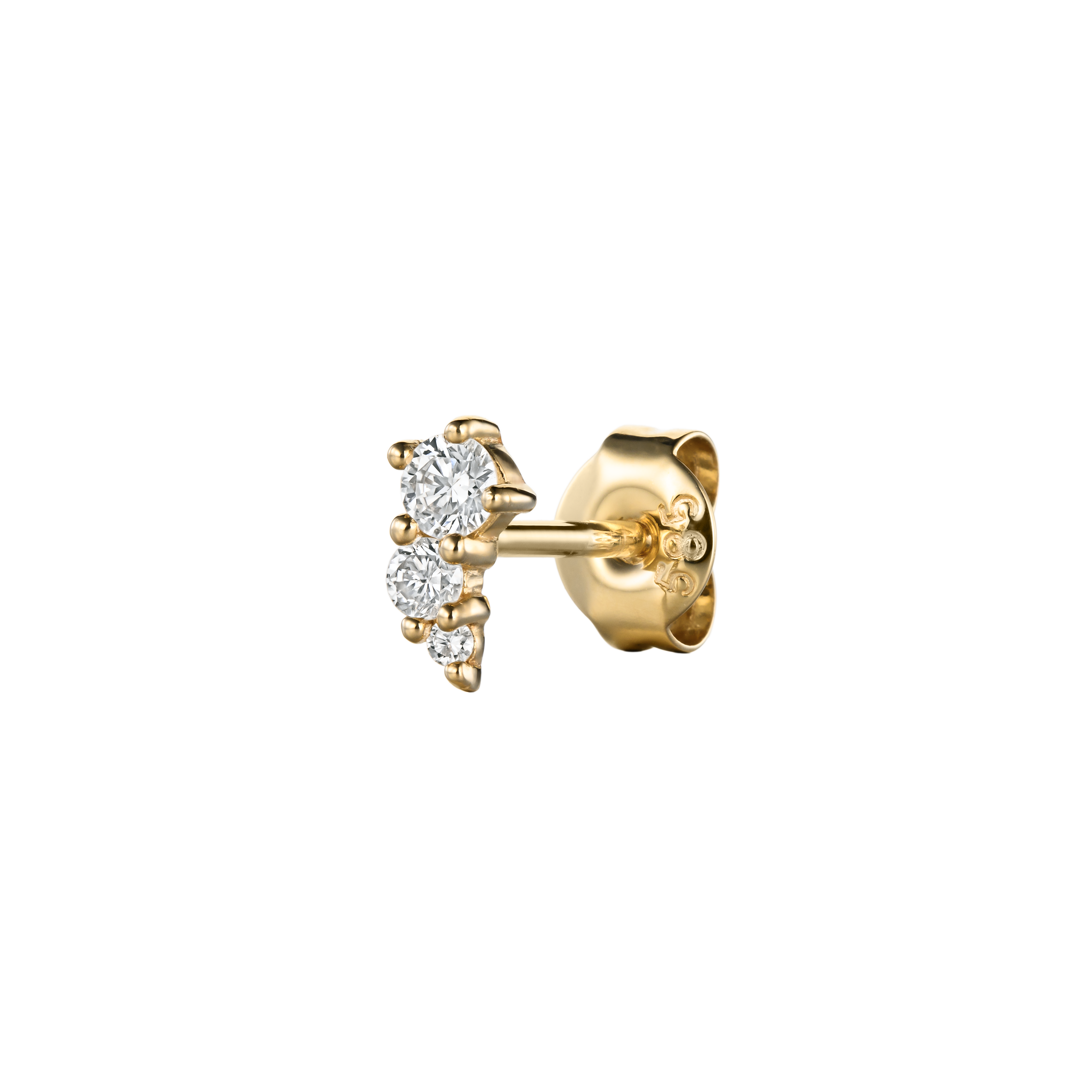 ELIZABETH - Diamond & Gold Labret